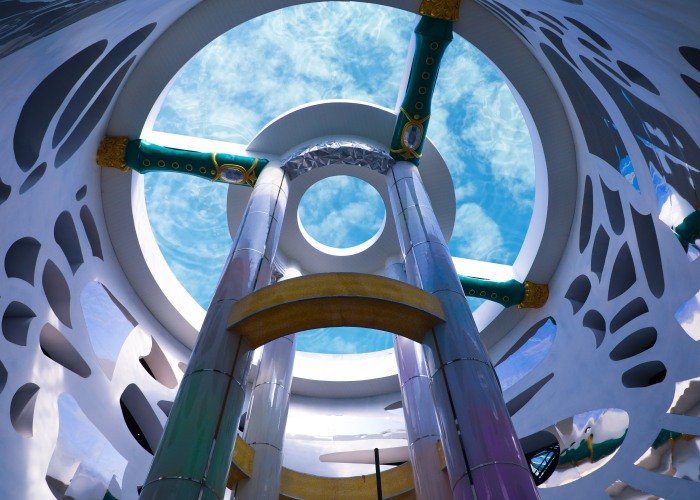 Glass Bottom Swimming Pool Bayu Bay magic Hot Spring Park Project